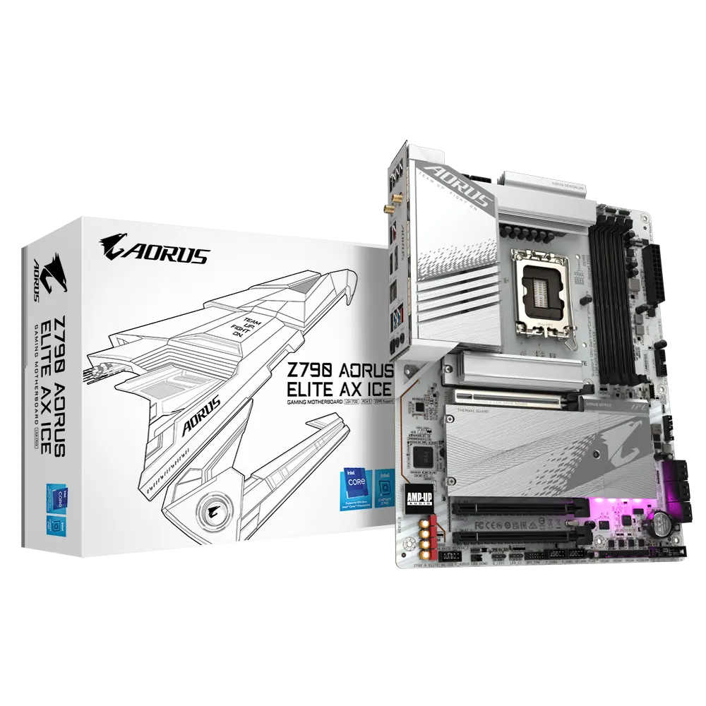 真新しいGIGABYTE Z790 AORUS ELITE AX ICE DDR5 LGA1700サポート14th CPU PCI-E 4.0/5.0ゲーミングマザーボードPC