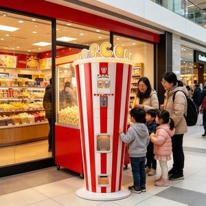 Distributeur automatique intelligent de mini-popcorn, au design moderne et avec plusieurs options de paiement - Product Image 3