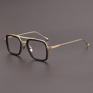 Kính mắt gọng đôi lấy cảm hứng từ Iron Man, cỡ lớn, chất liệu titan nguyên chất, có độ cận, dành cho khuôn mặt hình kim cương, giá sỉ. - Product Image 3