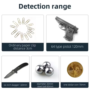 Şarj Edilebilir Taşınabilir El Tipi <span class=keywords><strong>Metal</strong></span> Dedektörü, Güvenlik Görevlisi Devriyesi için Yüksek Hassasiyetli Vücut Tarayıcı - Product Image 5