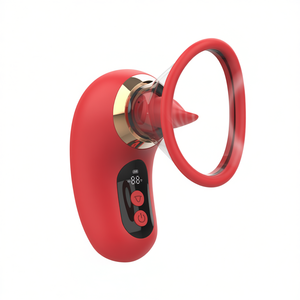 Vibrador de Lengua con Pantalla Digital Anna H003, Recargable, Estimulador de Senos con Succión, Dispositivo de Bienestar Sexual para Mujeres - Product Image 1