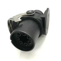 Connecteur de remorque automobile robuste OEM, prise de remorque 7 broches EBS pour remorque 24V, adaptateur de style européen 7 voies