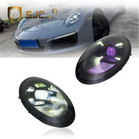 Accessoires automobiles SJC, nouveau style d'ensemble de phares LED avec clignotants pour Porsche 911 991 2012-2018, système d'éclairage