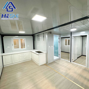 既製の2ベッドルームプレハブ高級ポータブルヴィラおばあちゃんフラット20フィート拡張可能なコンテナハウスプレハブモバイルホーム - Product Image 2