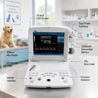 Appareil d'échographie portable EUR VET pour bovins, scanner d'échographie vétérinaire portable, sondes convexes trans-réctales pour l'élevage