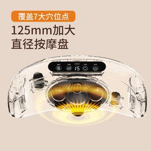 Ceinture de massage abdominale chauffante à haute fréquence vibratoire avec support lombaire, alimentation USB et contrôle par bouton pour la combustion des graisses corporelles - Product Image 4