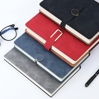 Carnet Personnalisé A6 avec Logo Créatif, Bloc-Notes A5 Professionnel à Boucle avec Porte-Stylo
