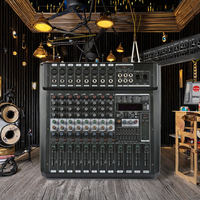 Console de mixage professionnelle 6/8/12/canaux avec lecteur USB amplificateur, avec fonction d'enregistrement