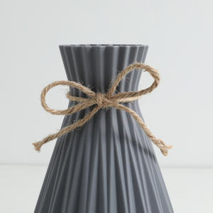 Home Decoration Modern Tabletop Baubles <strong>Folding</strong> <strong>Vase</strong> Flower White Pink Grey 17CM Unbreakable Creative Gift Drop <strong>Plastic</strong> - Product Image 3