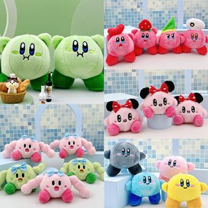 WOWEI nueva máquina de garra de 4 pulgadas Premium suave Linda estrella <span class=keywords><strong>Kirby</strong></span> peluche juguete luz llavero lindo muñeca - Product Image 2