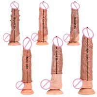 Nuevo Condón de Silicona Grueso Reutilizable y Lavable Skin Magic Dragon para Extensión del Pene, Juguete Sexual para Hombre