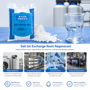 Sel de régénération pour résine échangeuse d'ions au chlorure de sodium Degao, sac de 10 kg, pour adoucisseur d'eau et système d'eau pure en laboratoire - Product Image 2