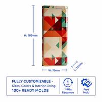 Caja de metal de hojalata de grado alimenticio para gafas, estuche de almacenamiento con bisagras para gafas de sol, estuche de regalo, venta al por mayor, directo de fábrica, proveedor OEM