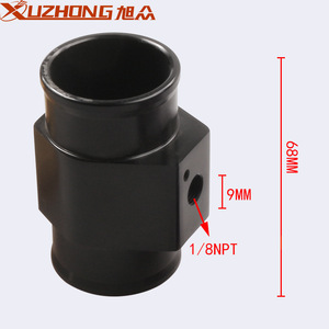 Jauge de température de l'eau, raccord 26-40MM, accessoire de modification automobile en métal bleu - Product Image 3