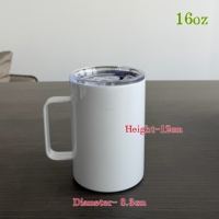 Mug à café isotherme en acier inoxydable personnalisé avec logo, 12 oz/14 oz/16 oz/24 oz, bouteille de voyage, gobelet pour café, enveloppes UV DTF
