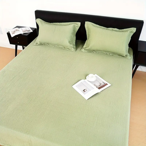 Colcha suave de 3 piezas, manta acolchada, edredón fino, funda de <span class=keywords><strong>cama</strong></span>, edredón de poliéster para todas las estaciones, juegos de <span class=keywords><strong>cama</strong></span>, fundas de almohada - Product Image 1