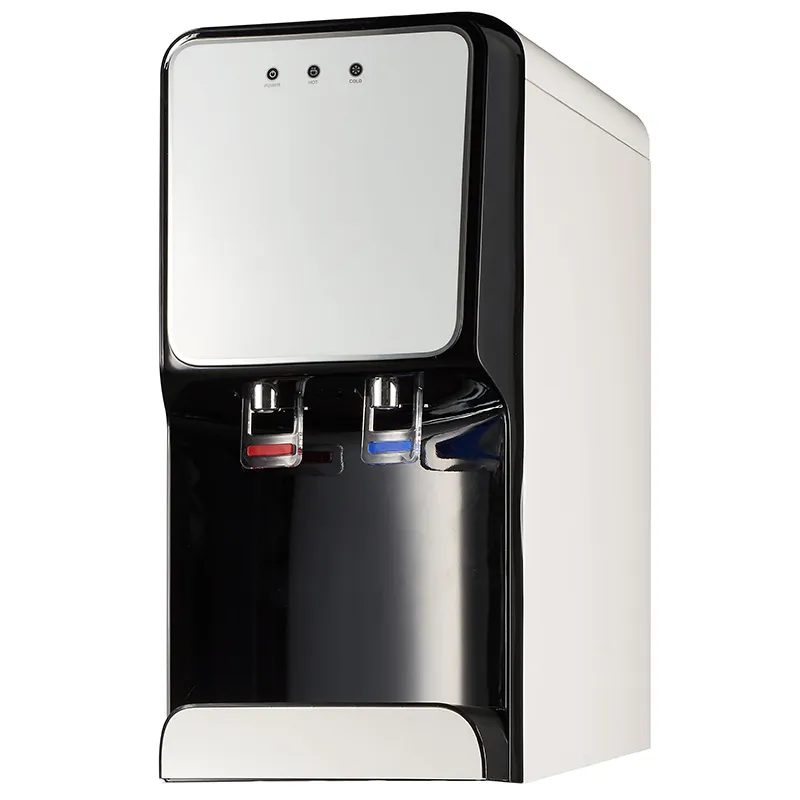 Dispensadores de agua caliente y fría directamente de tubería POU de escritorio con o sin sistema purificador de filtro de agua UF/RO