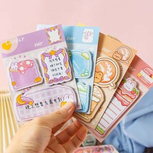 Creative Cartoon Shaped Sticky Notes Set High Aesthetic Cute <b>Memo</b> <b>Pads</b> for School Back-to-School Essentials - Product Image 6