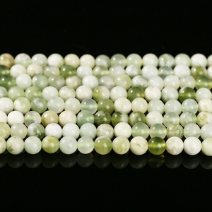 Tự Nhiên Bạc Hà Màu Xanh Lá Cây Kem Xiuyan Ngọc Lỏng Hạt Bán Buôn Pastel Màu Xanh Lá Cây Trắng Veined Ngọc Đá Tươi Mềm Năng Lượng Đá Tự Làm - Product Image 2