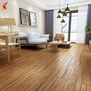 Sampel Gratis Indoor Keramik Decking Ubin Lantai Kayu