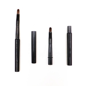 Regalo promocional barato labio Mini <span class=keywords><strong>pincel</strong></span> delineador de ojos cepillo negro maquillaje cepillo 6CM - Product Image 2