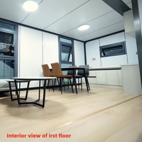 Cabaña Prefabricada Expandible de 2 Pisos Personalizada, Plegable, de Instalación Rápida, con Aislamiento Térmico, Ecológica, Móvil, Edificio de Oficinas Completo