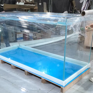 工場直販 カスタムメイド 大型透明ガラス製 美しい大型裸水槽 - Product Image 5