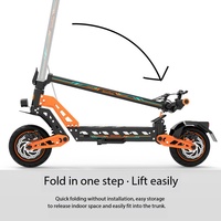 Scooter électrique tout-terrain pliable à double moteur 3300W, 52V 21Ah, 70 km/h, avec déverrouillage NFC et système TCS
