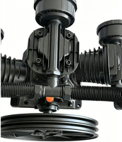 Tête de pompe de compresseur d'air haute efficacité à coque en fer W-3090, 3 cylindres, 5,5 kW/7,5 CV