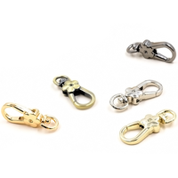 Nouveaux accessoires multicolores pour sacs à main en alliage de zinc D Ring Strap Buckle Slider Hook and Flower Bag Tags