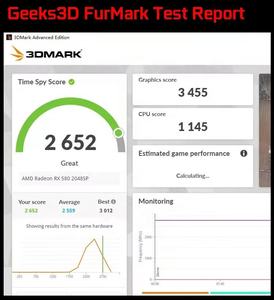 批发全新AMD Rx 580 8g游戏视频卡GPU 2048SP游戏图形电脑显卡台式电脑风扇冷却器 - Product Image 4