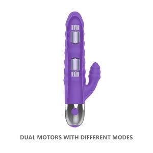 <span class=keywords><strong>Solletico</strong></span> il suo vibratore dell'orecchio del coniglietto dell'orgasmo di stimolazione del clitoride per la vagina femminile - Product Image 3