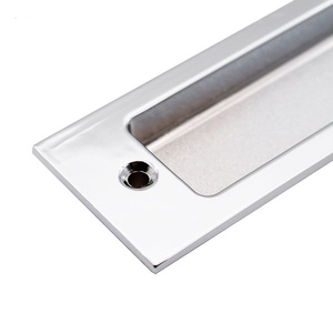 Bouton de porte d'armoire de cuisine et de garde-robe à poignée dissimulée en alliage de zinc intégré invisible avec fente à loquet - Product Image 5