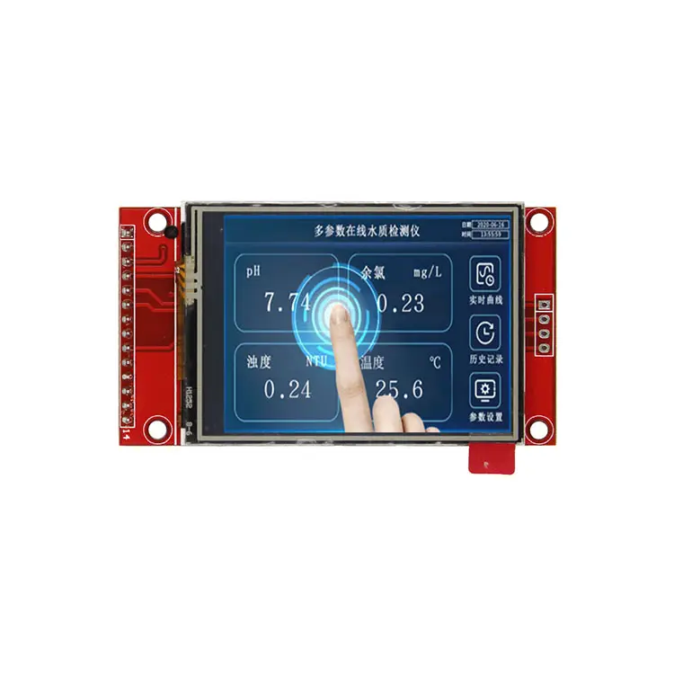 Nhà sản xuất bán 2.4 "240x320 320*240 IPS TFT LCD hiển thị module với SPI giao diện cảm ứng điện trở Bảng điều chỉnh st7789 cho khóa thông minh