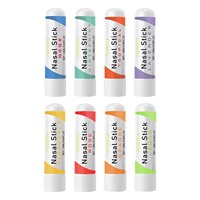 Bâtonnet nasal d'inhalation naturel pour la relaxation quotidienne, marque privée, portable, pour une respiration facile avec huile essentielle