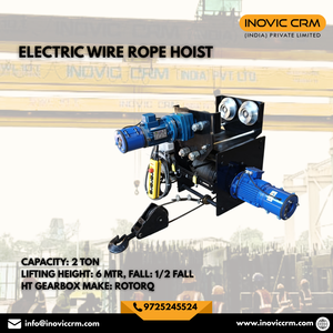 รอกสลิงไฟฟ้าพร้อมระบบควบคุม VFD |   รอกสลิงยกของหนัก ประหยัดพลังงานและยกได้อย่างแม่นยำ - Product Image 3