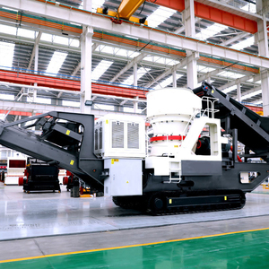 Equipo de Procesamiento de Piedra Caliza CFTC y Criba Vibratoria, Planta Móvil de Trituración de Cono sobre Neumáticos para Roca Dura - Product Image 1