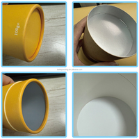 Tube d'emballage de bouteille de boisson de vin de whisky de luxe de logo personnalisé | Cylindre en carton blanc mat doublure en satin verre disparaissant