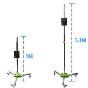 18V Wiederaufladbare Akku-Dellenlampe mit 9 LED-Streifen, Verstellbare Autoreparaturlampe mit Rädern - Product Image 6