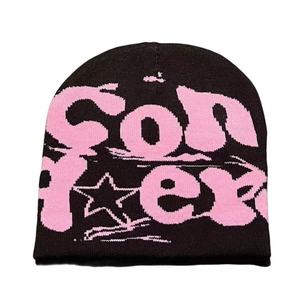 Trendy <b>hats</b> spicy girl letters colorful hip hop subcultures niche street knitted <b>hats</b> Vietnam origin Customizable - Product Image 1