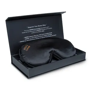 Custom size sleepmask boxes sleep mask eyemask packaging box for eye mask