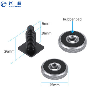 อะแดปเตอร์ยึด Feichao ขนาด 1/4-20 นิ้ว แบบโลหะ ถอดเร็ว สำหรับกล้องแอคชั่น - Product Image 1