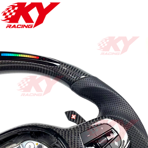Volante Deportivo de Fibra de Carbono con Pantalla LED para BMW G30 X5 G05 G80 M3 G82 330i M550i X3 G01 LCI 540i M4 M240i G42 G20 - Product Image 2