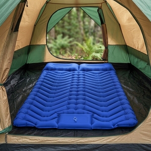 Colchoneta Ligera <span class=keywords><strong>para</strong></span> Acampar, Colchón Inflable Doble Portátil <span class=keywords><strong>para</strong></span> 2 Personas, Colchoneta <span class=keywords><strong>para</strong></span> Dormir <span class=keywords><strong>para</strong></span> Senderismo, Camping, Cama de Aire, Colchoneta <span class=keywords><strong>para</strong></span> Tienda de Campaña - Product Image 1