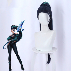 Peluca de Cosplay de Kai'sa de Ainizi, Nueva, la Mejor, Estilo <span class=keywords><strong>KDA</strong></span> All Out, para Chicas de League of Legends - Product Image 1