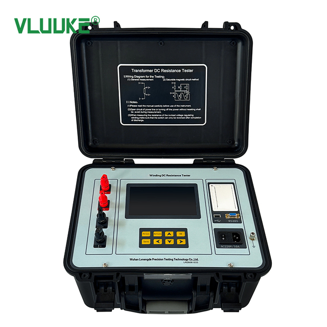 VLUUKE VK8025 Winding DC Resistance Tester  Winding Resistance Meter High Precision DC Resistance Rapid Tester