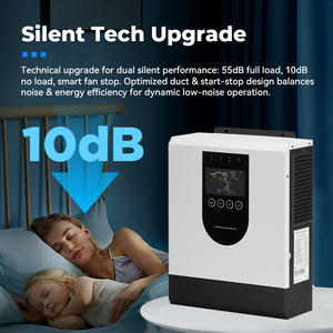 쿵프 솔라 24V 하이브리드 태양광 인버터 <span class=keywords><strong>UPS</strong></span> 5.0 KW 순수 사인파 단상 오프 그리드 인버터 리튬 배터리 지원 - Product Image 5