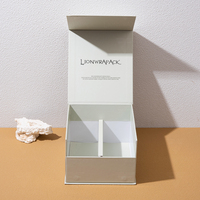 Boîte à parfum personnalisée de grande taille LionwrapacK |   Boîte cadeau en papier recyclable et durable avec fermeture magnétique