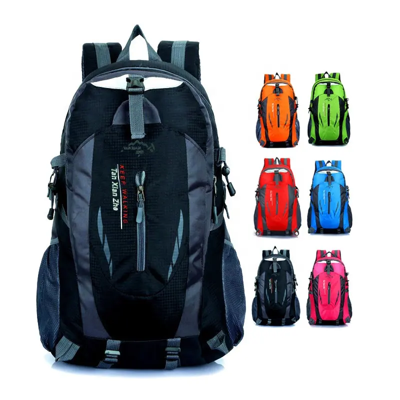 wholesale customized logo 36-55 L big capacity lightweight waterproof casual sports tools travel outdoor camping hiking backpack