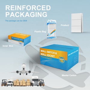 Interruptor de luz de 3 vías triple basculante estándar americano para decoración del hogar interruptor de pared empotrado de 3 vías 1/2 vías AC 115 V - 250V 50/60HZ - Product Image 6